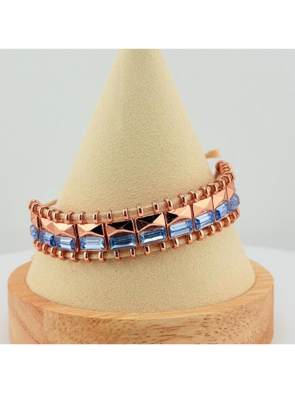 Bomb Party Adjustable Chord Bracelet - Reversible - Rose Gold (3)